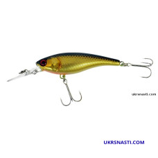 Воблер суспендер Jackall Soul Shad 58SR SP длина 5,8 грамм вес 5,5 грамм цвет HL Gold & Black