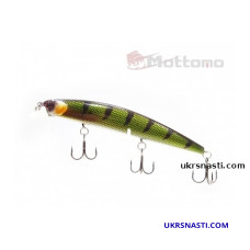 Воблер Mottomo Aringo 130SP 21,3 грамм Цвет Dark Perch Суспендер