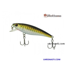 Воблер Mottomo Bang Minnow 65SP 6,3 грамм Цвет:A031 Golden Misty Суспендер