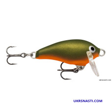 Воблер Rapala Mini Fat Rap 4 грамм медленно тонущий цвет GAU